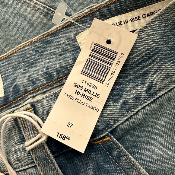 Aritzis- The '90s Millie Hi-Rise Cargo Jean. Size 27 - Picture 5 of 10